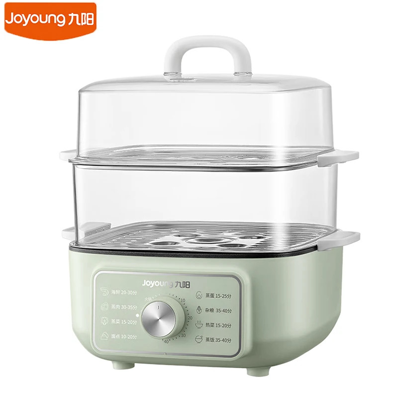 JOYOUNG GZ105 Elektrischer Dampfgarer - 10L Fassungsvermögen, 1-60 Min Timer